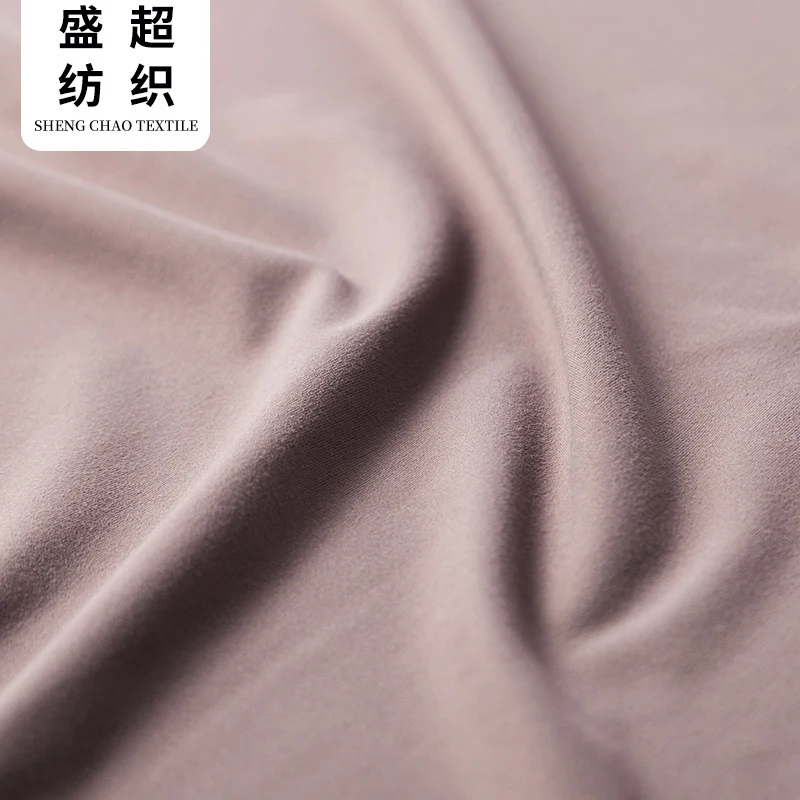 220G nylon-spandex double-sided brushed yoga wear fabric, sports bra fabric