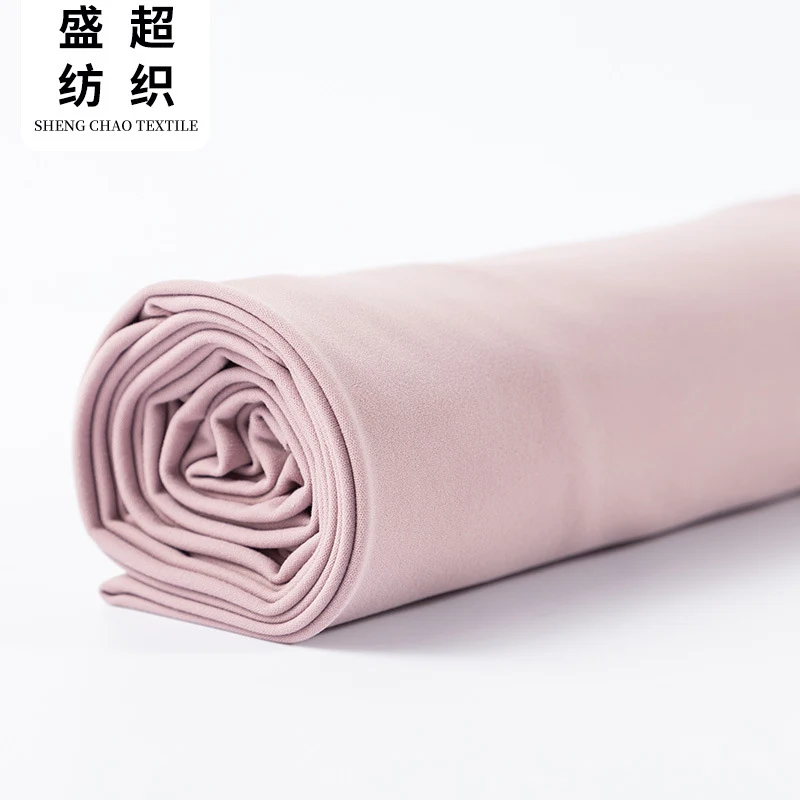 Custom 40D nylon-spandex double-sided brushed sports vest fabric