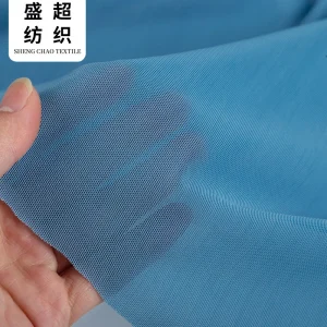Nylon-spandex mesh fabric, four-way high elasticity fitness and yoga apparel fabric