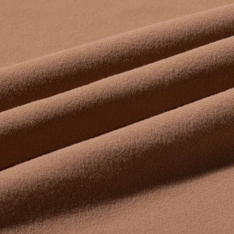 Polyester-spandex fleece high-elasticity brushed double-sided spandex yoga wear fabric